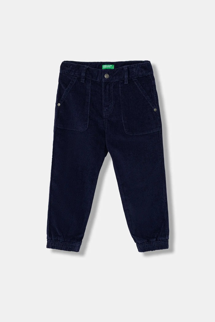 United Colors of Benetton spodnie dziecięce z elastanem granatowy 4AD5GE021.P.reproposed