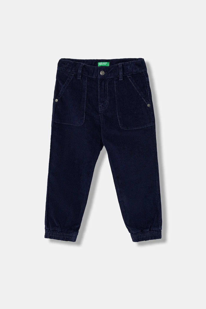 United Colors of Benetton spodnie dziecięce z elastanem granatowy 4AD5GE021.P.reproposed
