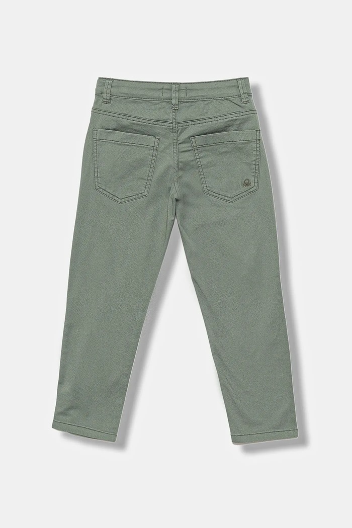 United Colors of Benetton spodnie dziecięce 4RHPCE04D.G.seasonal zielony AW25