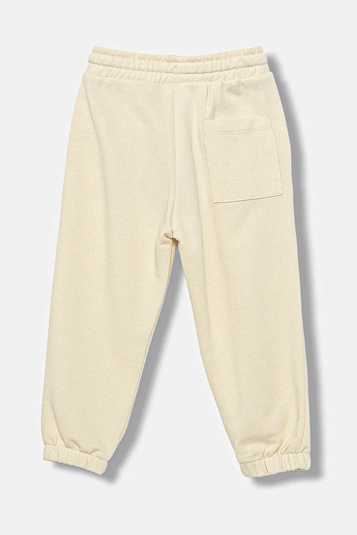United Colors of Benetton pantaloni de trening din bumbac pentru copii 3J68GF04Z.P.seasonal bej AW25