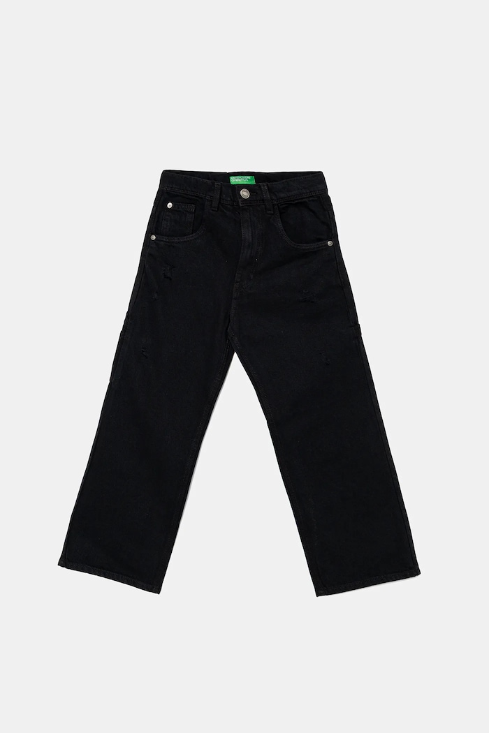 Παιδικά τζιν United Colors of Benetton Planet friendly μαύρο 481SCE04I.G.seasonal