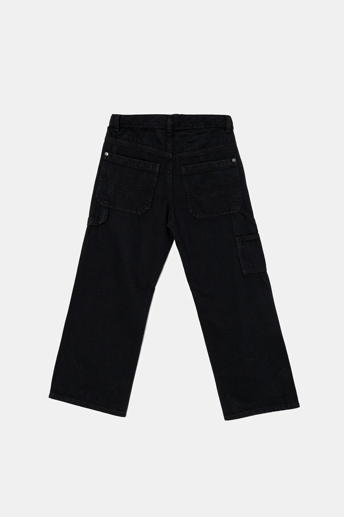 Παιδικά τζιν United Colors of Benetton 481SCE04I.G.seasonal μαύρο AW25
