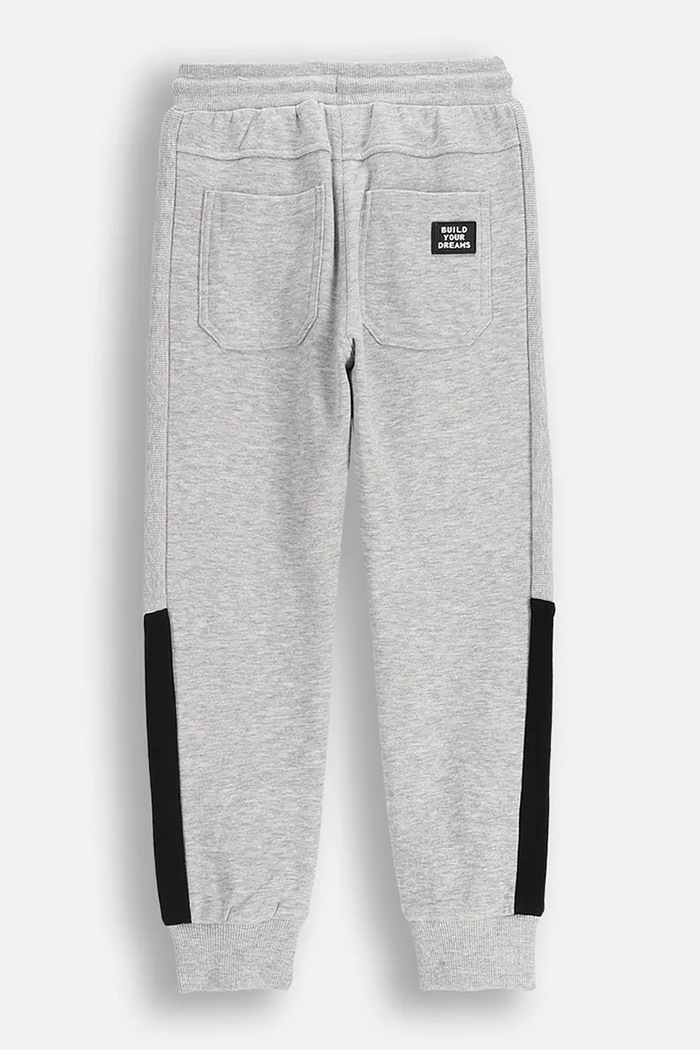 Dětské tepláky Coccodrillo ZC5120105CBK šedá AW25