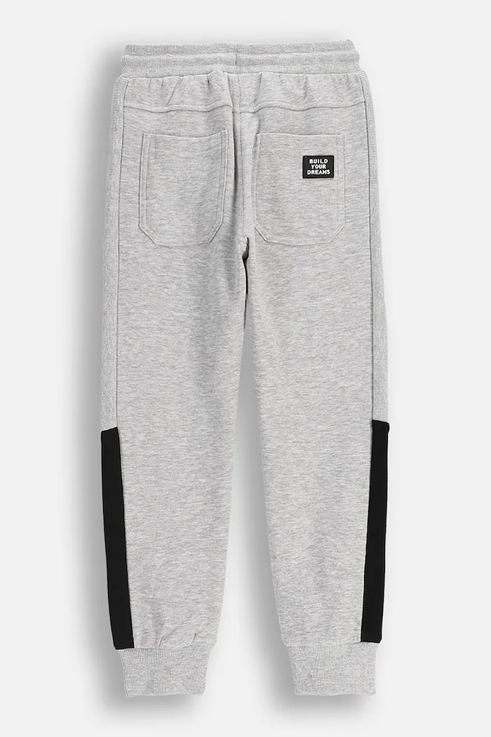 Dětské tepláky Coccodrillo ZC5120105CBK šedá AW25