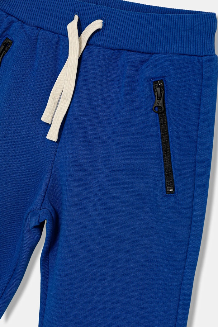 Băieți United Colors of Benetton pantaloni de trening pentru copii 3J73GF057.P.Seasonal albastru