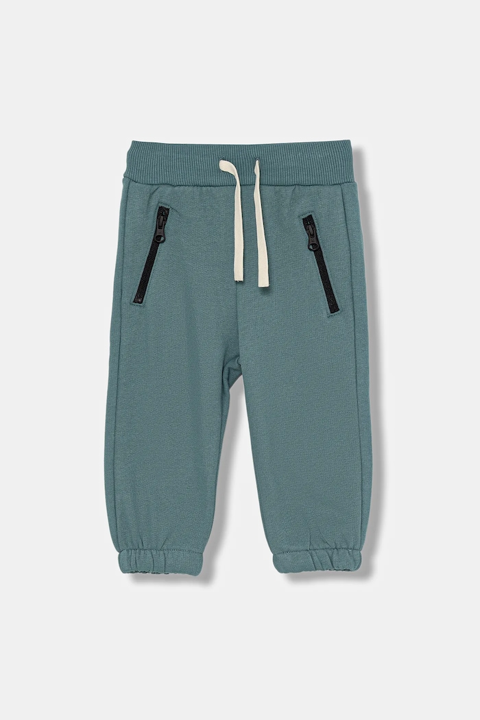United Colors of Benetton spodnie dresowe dziecięce dzianina zielony 3J73GF057.P.Seasonal