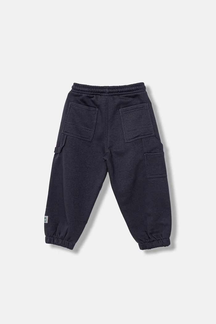 United Colors of Benetton pantaloni de trening pentru copii 3YBPGF059.P.Seasonal bleumarin AW25