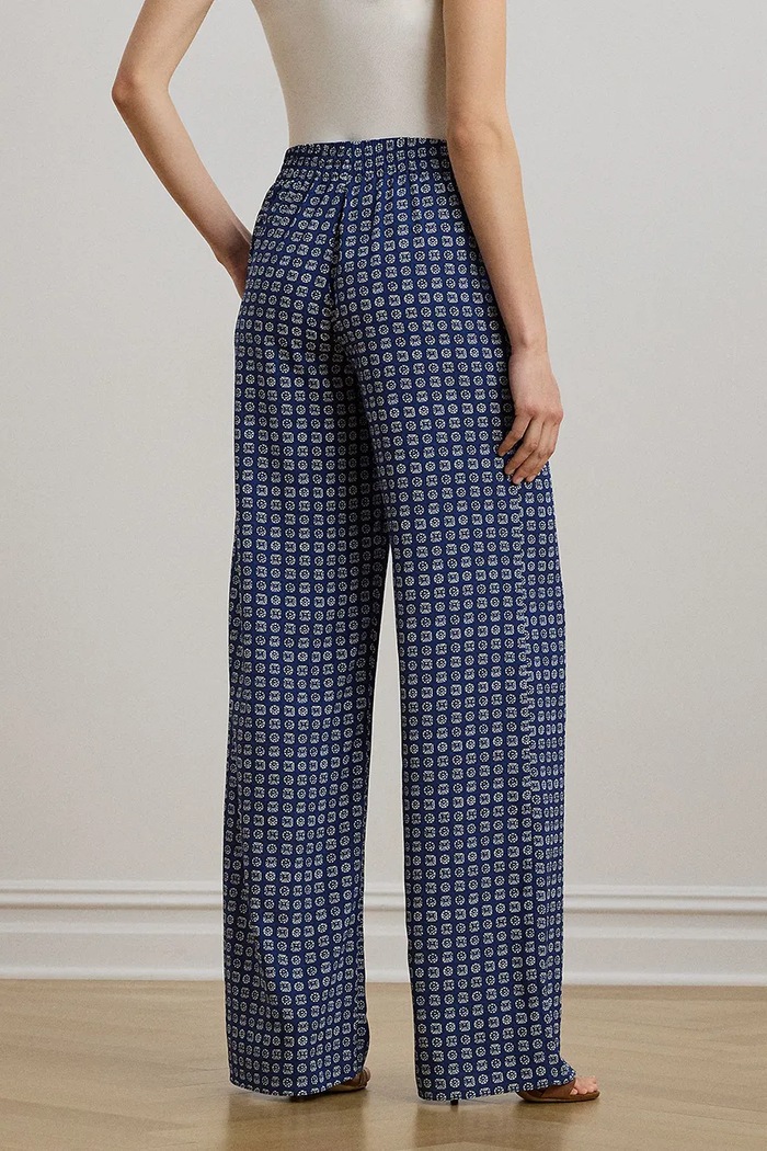 Lauren Ralph Lauren spodnie 200970744 granatowy AW25