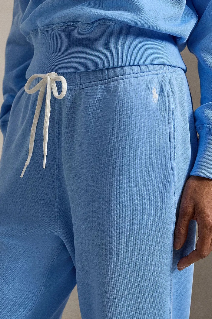 Polo Ralph Lauren pantaloni da tuta in cotone da donna blu 211971694