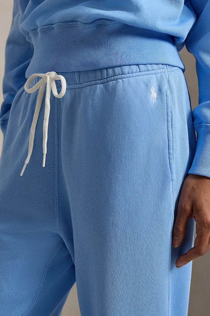 Polo Ralph Lauren pantaloni da tuta in cotone da donna blu 211971694