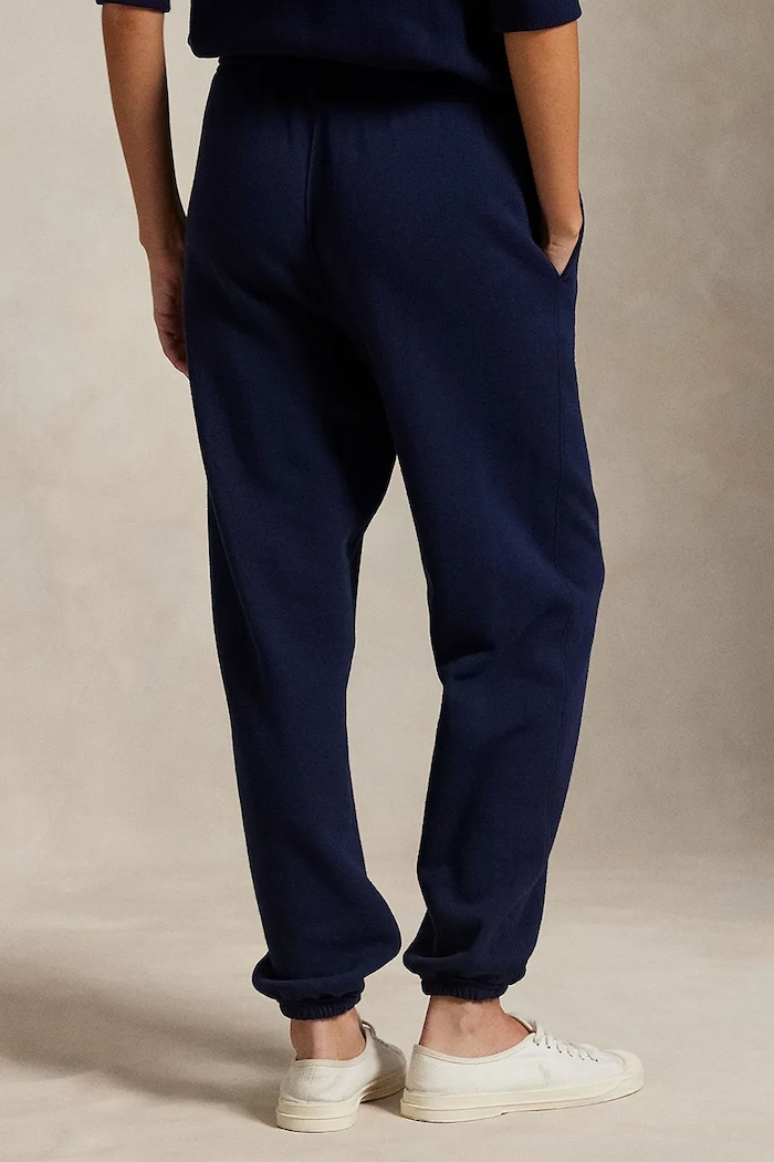 Polo Ralph Lauren donji dio trenirke za žene s pamukom 211971694 mornarsko plava SS26