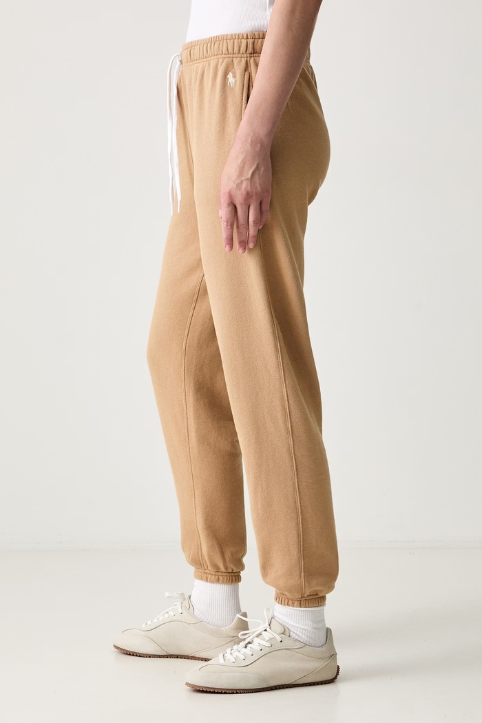 Polo Ralph Lauren donji dio trenirke s pamukom za žene 211971694 smeđa SS26