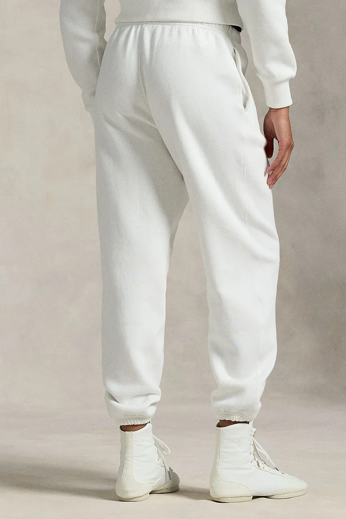 Polo Ralph Lauren pantaloni de trening femei 211971700 alb SS26