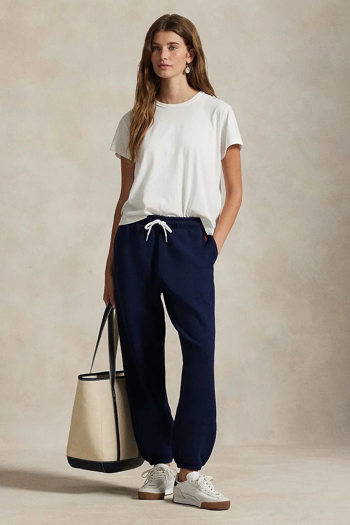 Îmbrăcăminte Polo Ralph Lauren Pantaloni de trening femei 211971700 bleumarin
