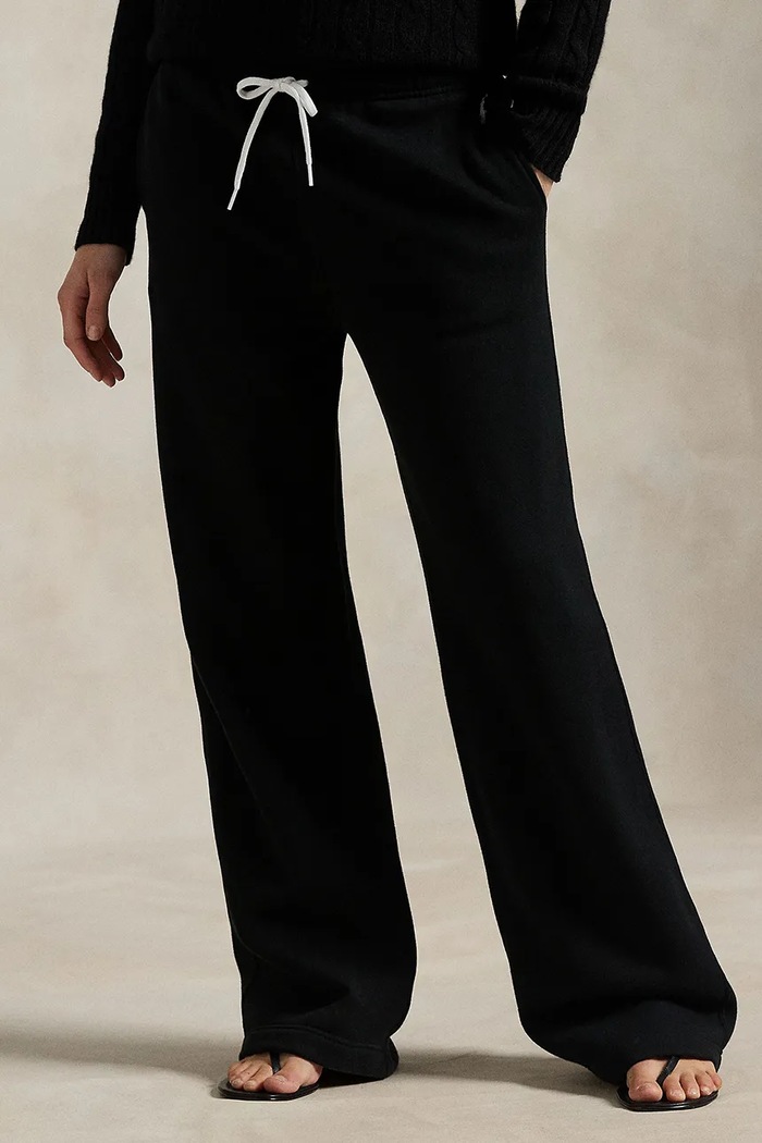 Polo Ralph Lauren pantaloni de trening tricotaj negru 211977959