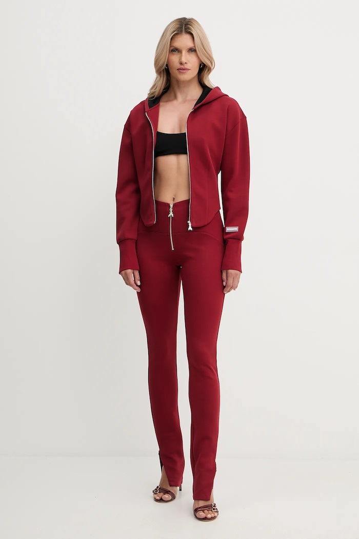 Patrizia Pepe Spodnie 8P0746.J305 czerwony AW25