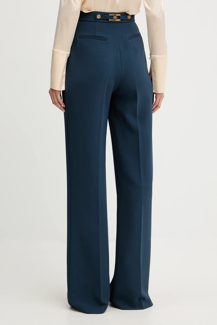 Дрехи Панталон Elisabetta Franchi PA09956E2 тюркоазен