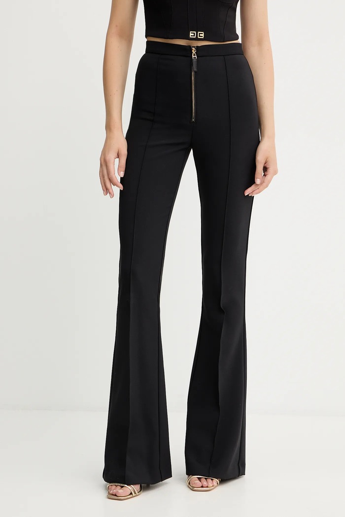 Elisabetta Franchi Nadrág fekete PA12256E2