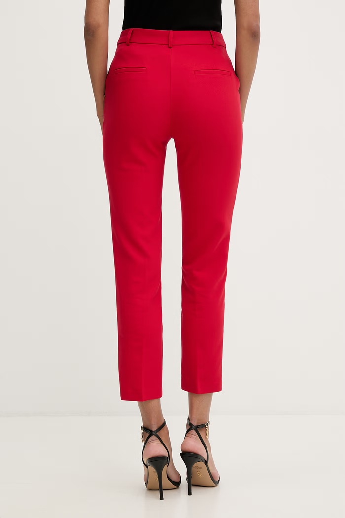Oblečenie Morgan nohavice slim fit dámske 251.PKY.F červená