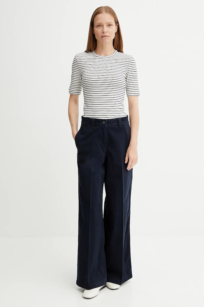 Calvin Klein pantaloni LV044C645G bleumarin AW25