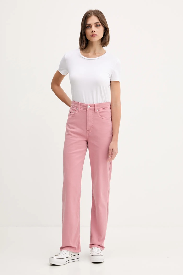 Rifle Tommy Jeans DW0DW20997 ružová AW25