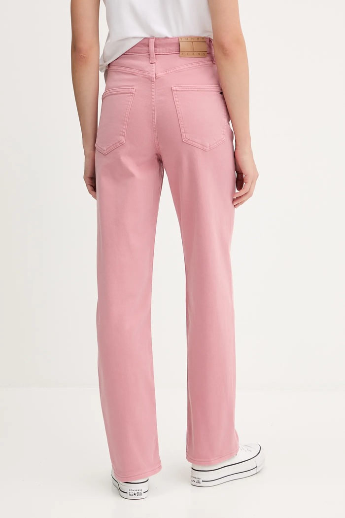 Oblečenie Rifle Tommy Jeans DW0DW20997 ružová