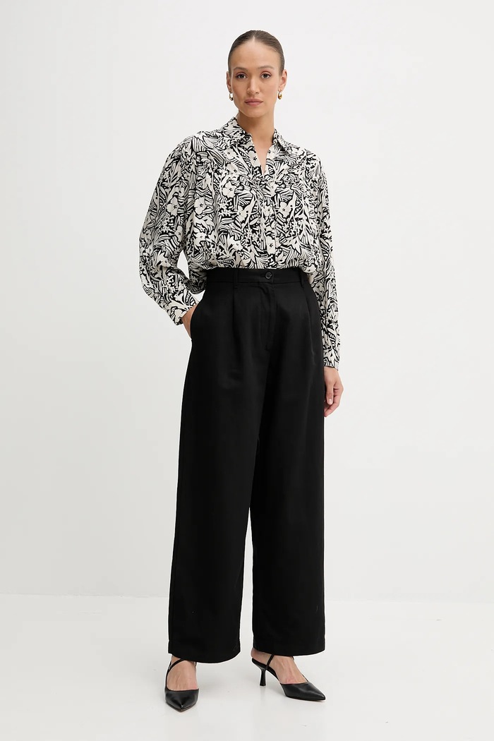Панталон Tommy Hilfiger WW0WW45780 черен AW25