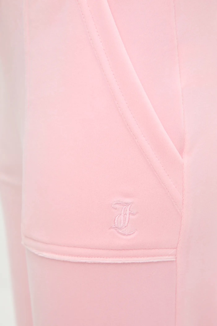 Juicy Couture spodnie dresowe DEL RAY POCKETED PANT różowy JCAP180