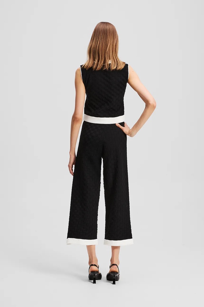 Karl Lagerfeld spodnie A3W10103 czarny AW25