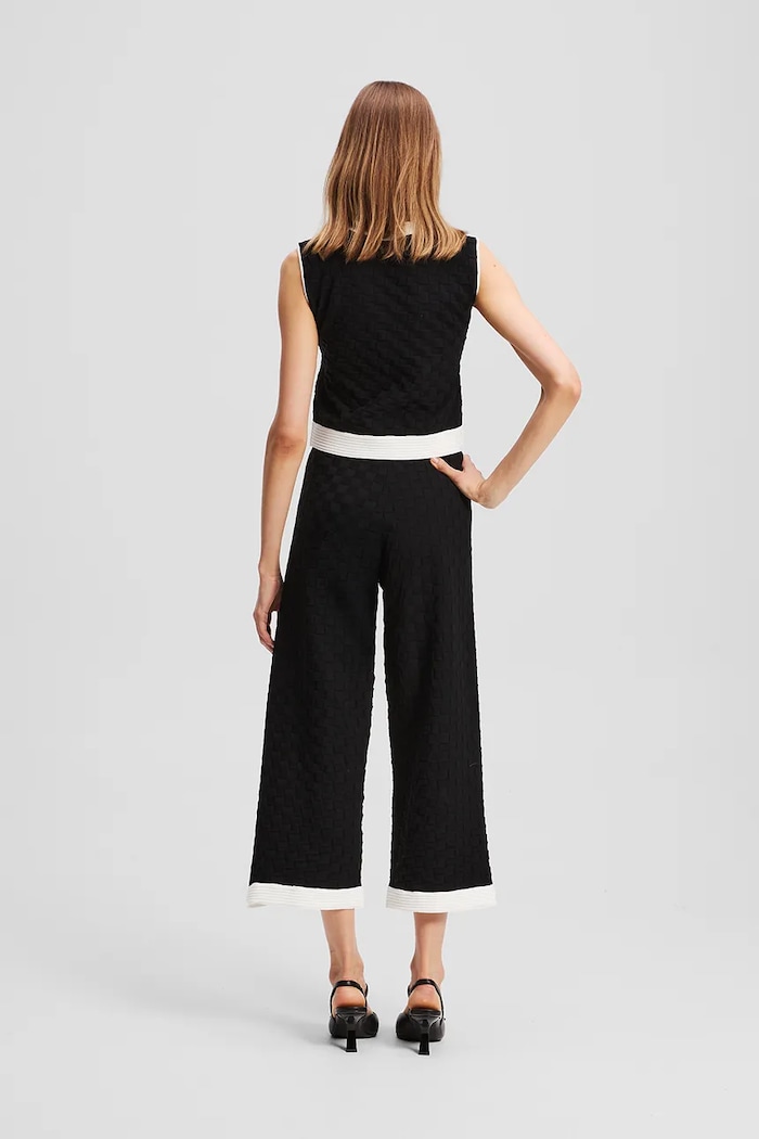 Karl Lagerfeld spodnie A3W10103 czarny AW25