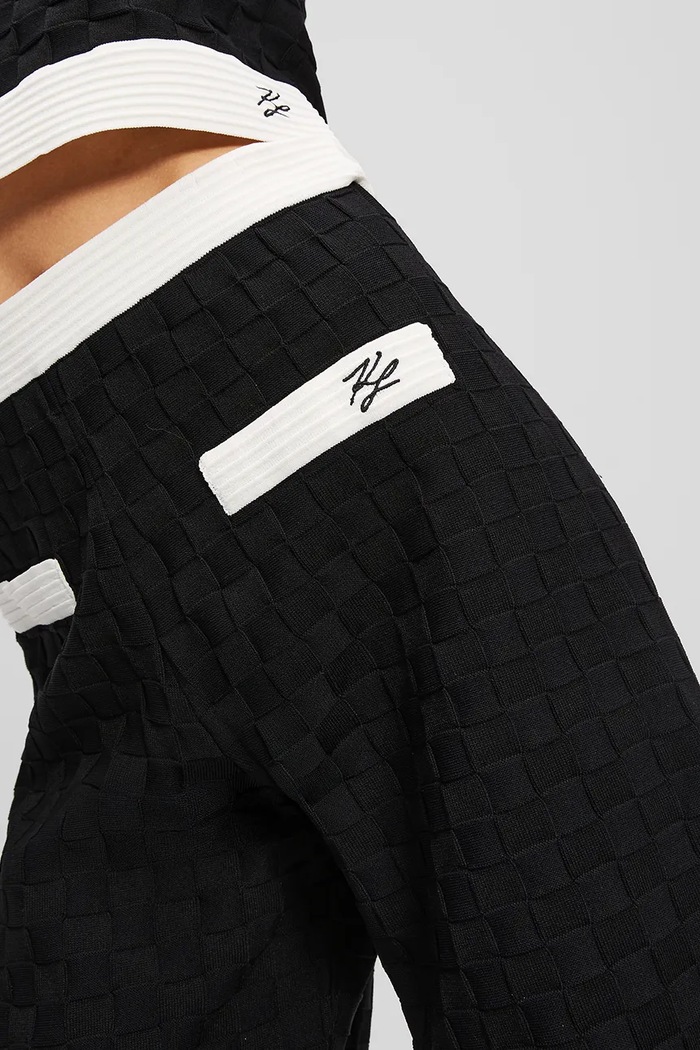 Karl Lagerfeld spodnie czarny A3W10103