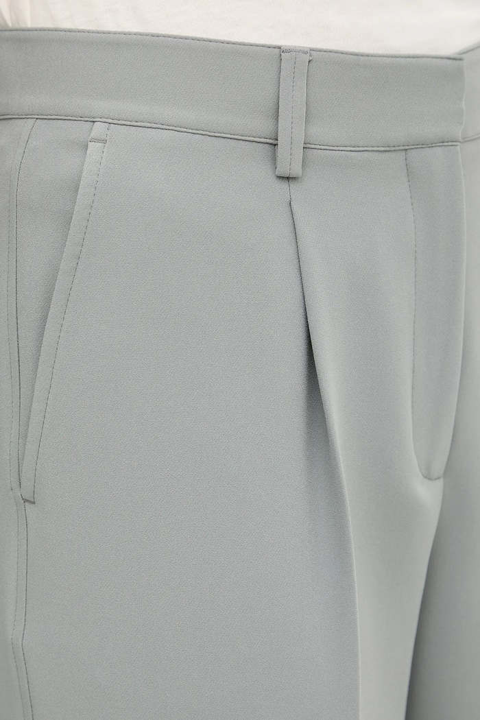 Îmbrăcăminte BOSS Orange pantaloni wide leg damă C_Tiwi2 50545580 gri