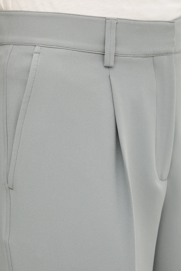 Îmbrăcăminte BOSS Orange pantaloni wide leg damă C_Tiwi2 50545580 gri