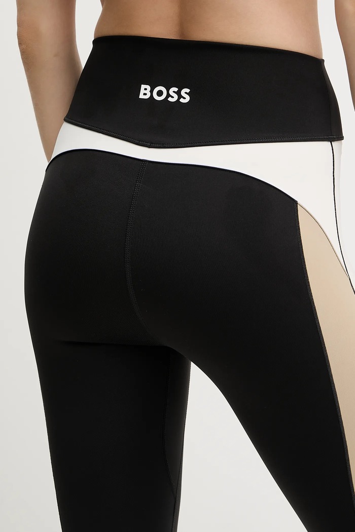BOSS legginsy Ekiden3 50544178 czarny