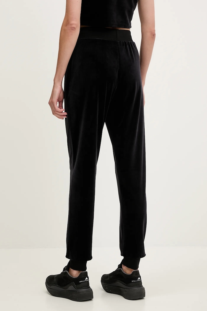 Odzież Guess spodnie dresowe welurowe COUTURE V3BB27.K0232 czarny