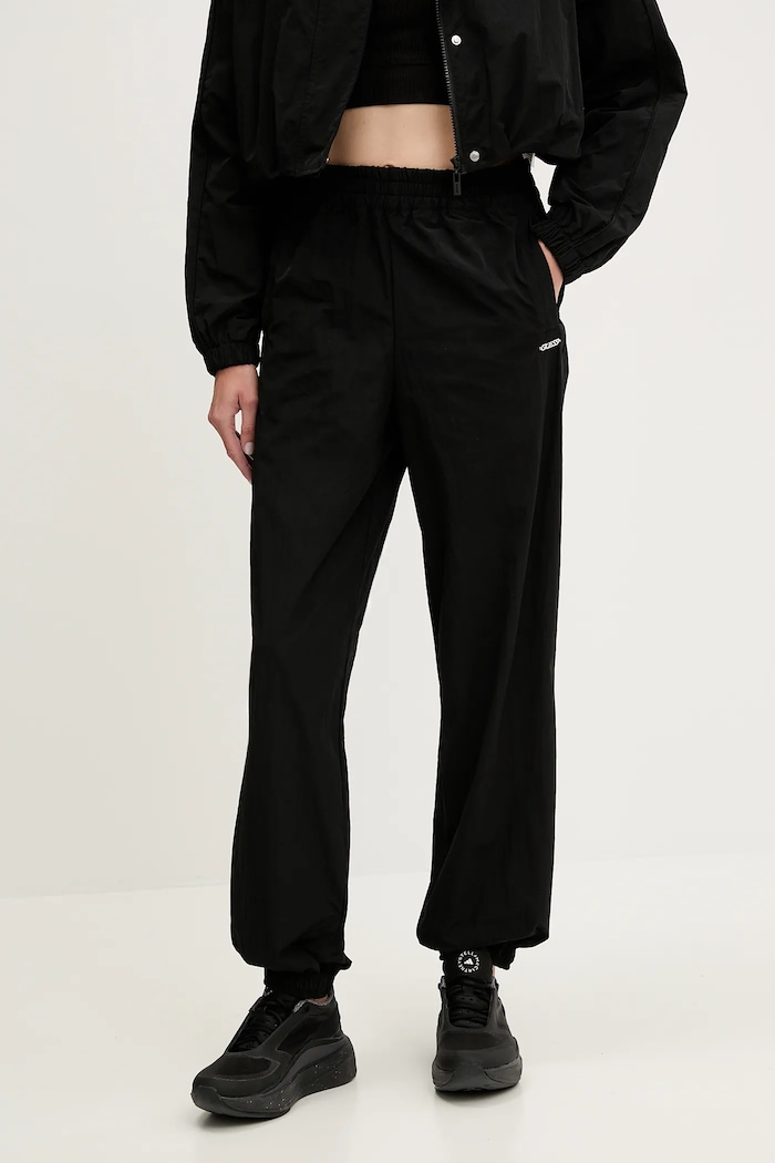 Guess pantaloni de trening NINA panza negru V5YB00.WHCH2