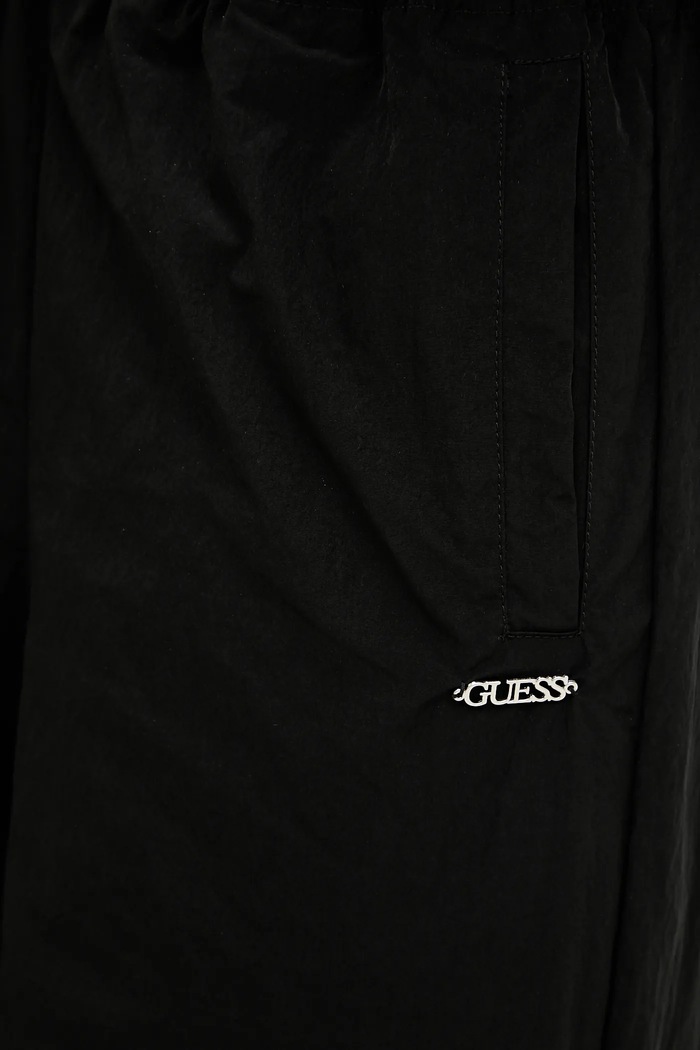 Guess pantaloni de trening NINA negru V5YB00.WHCH2