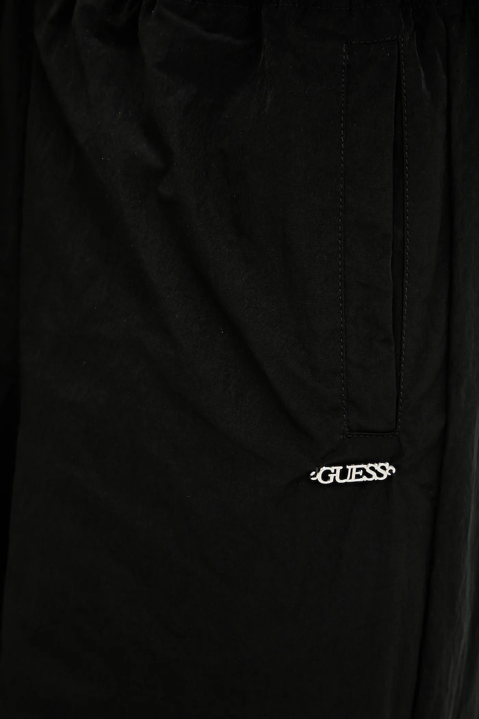 Guess pantaloni de trening NINA negru V5YB00.WHCH2