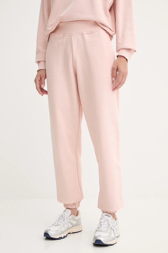 Guess pantaloni de trening din bumbac PRIMULA bumbac portocaliu V5YB17.KCRP0