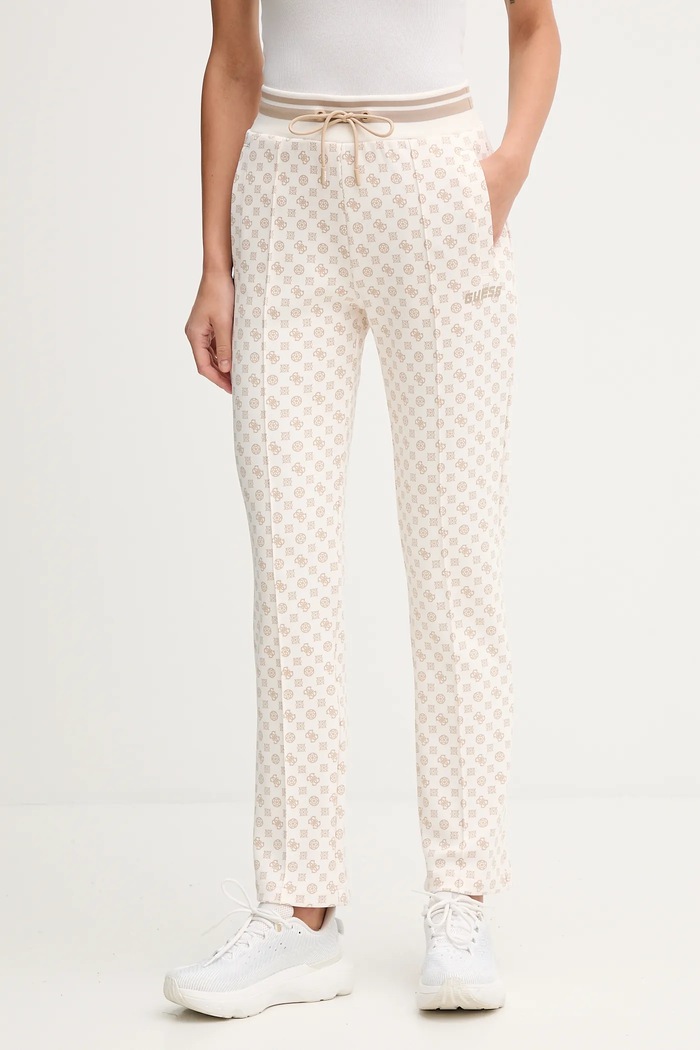 Guess pantaloni tuta NEW AGGIE maglia beige V5YB20.KB212