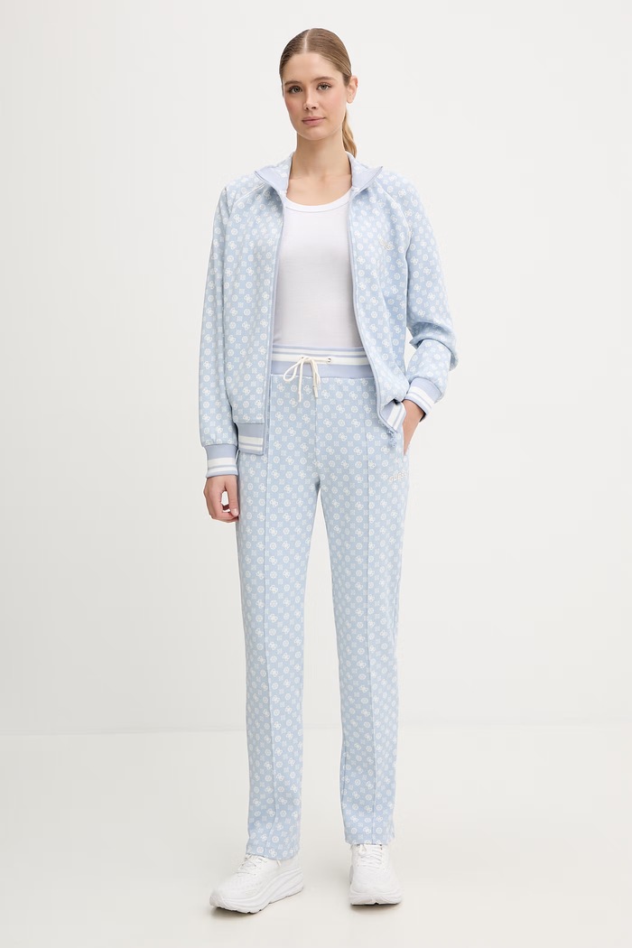 Guess pantaloni de trening NEW AGGIE V5YB20.KB212 albastru SS26