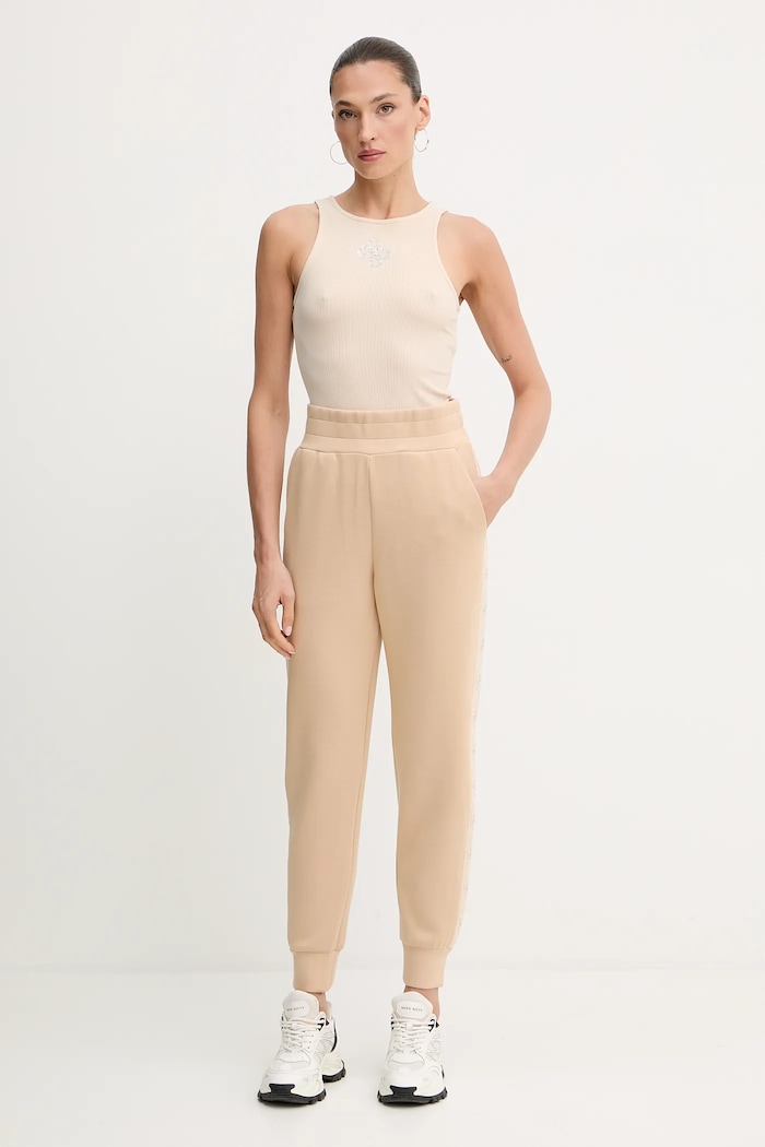 Tepláky Guess NEW VICTOIRE W5YB11.KBYE2 béžová AW25