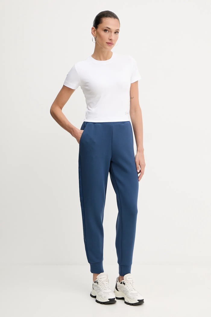 Guess spodnie dresowe NEW VICTOIRE W5YB11.KBYE2 niebieski AW25