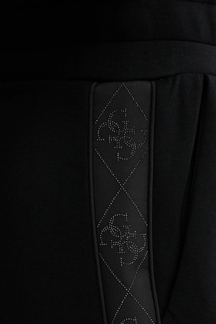 Guess pantaloni de trening NEW VICTOIRE negru W5YB11.KBYE2