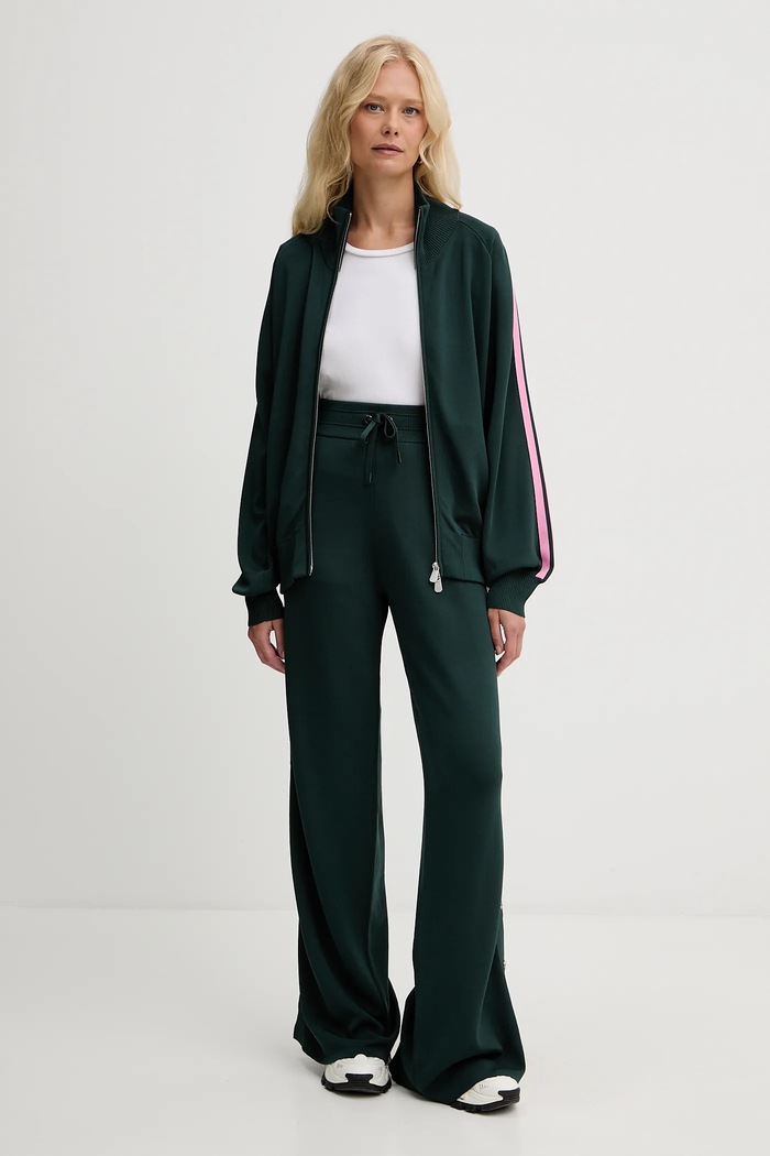 Παντελόνι Pinko 105394.A2FQ πράσινο AW25