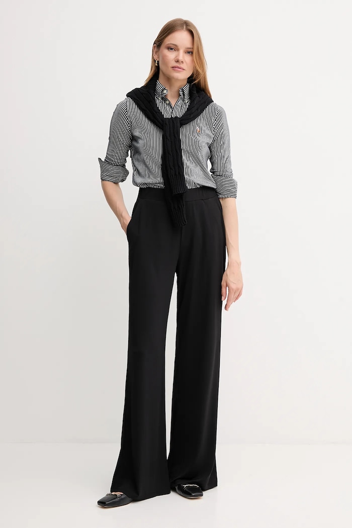 Nohavice OUI 93781 čierna AW25