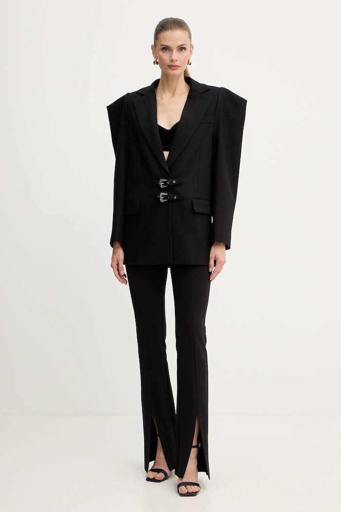 Versace Jeans Couture spodnie 79HAA103.J0092 czarny AW25