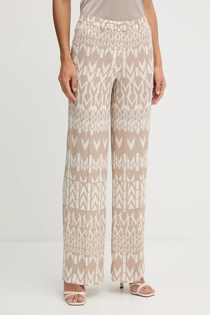 Marciano by Guess spodnie BRITNEY tkanina beżowy 5YGB21.7352A