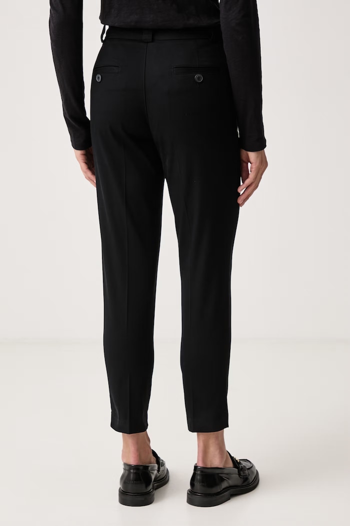 Odzież United Colors of Benetton Spodnie slim fit damskie 4FRXDF096 czarny