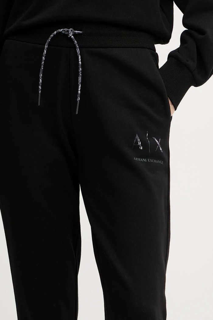 Armani Exchange pamut melegítőnadrág fekete XW000986.AF16114